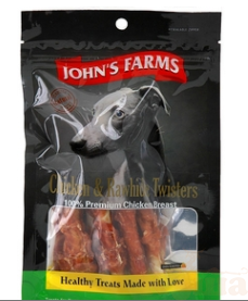  JOHN'S FARMS Chicken & Kiwi Twisters       / 60/80   