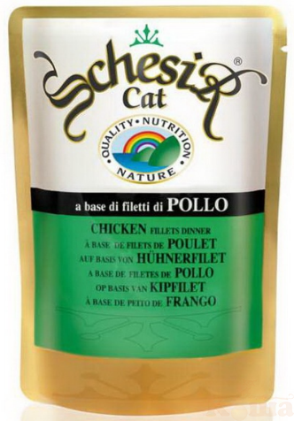 картинка Schesir консервы для кошек ФИЛЕ ЦЫПЛЁНКА 100гр (уп-20шт) от магазина Коша