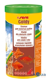 картинка Goldy 12 гр. хлопьевидный корм д/золотых рыбок "SERA" (ГЕРМАНИЯ) от магазина Коша