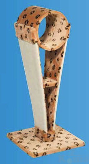 картинка Когтеточка на подставке Стойка с трубой, сизаль(400х400х1000) от магазина Коша