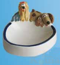 картинка Миска д/собакфарфоровая с фиг.2-х собак"Зооник" от магазина Коша