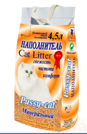 картинка Pussy-cat 4,5л "Минеральный" от магазина Коша