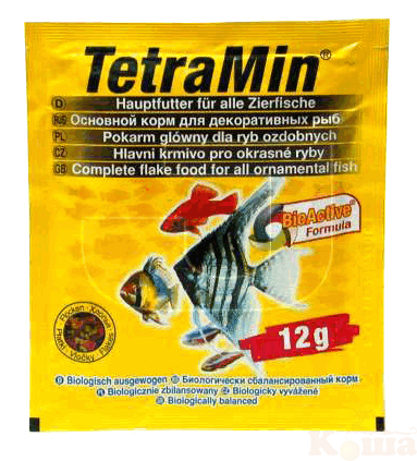картинка Корм для рыб TetraMin хлопья 12 гр. от магазина Коша