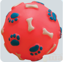 картинка Игрушка "Мяч с лапками и косточками" (7см) от магазина Коша