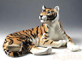 картинка Скульптура фарфоровая "Тигр" от магазина Коша