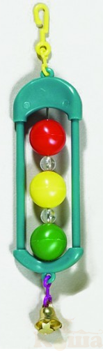картинка Игрушка для птиц  Светофор с колокольчиками от магазина Коша
