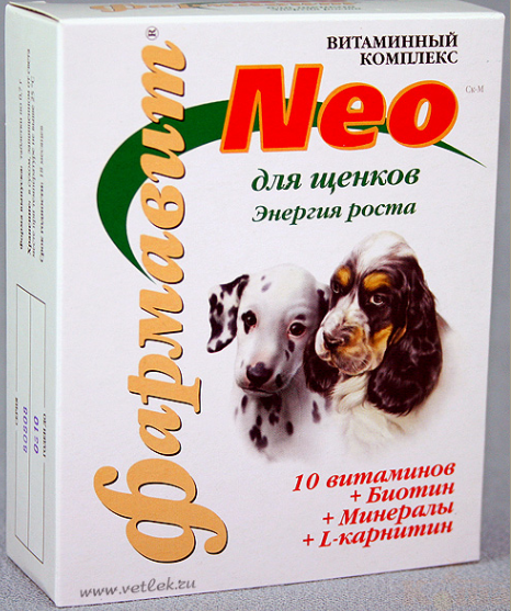 картинка Фармавит NEO Ск-М  д/щенков 90 таб. х 0,5 гр. от магазина Коша