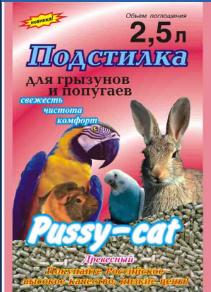 картинка Pussy-cat 2,5л для грызунов "Древесная" от магазина Коша