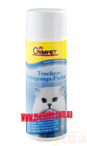 картинка Пудра "Trocken-Reinigungs-Puder" 100гр. очищающая пудра д/кошек с пурцеллином. от магазина Коша