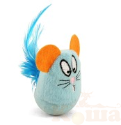 картинка Игрушка для кошек"Мышка-неваляшка", 70мм от магазина Коша