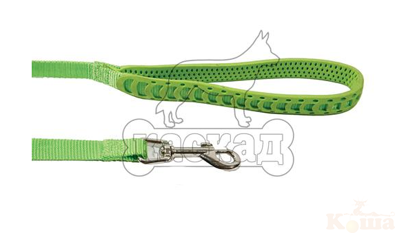 картинка Поводок нейлон с резиновой оплеткой рукоятки 20 ммх120 см от магазина Коша