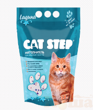 картинка Наполнитель Cat Step Cиликагель"Лагуна" 3,8 л от магазина Коша
