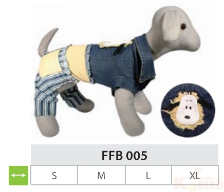 картинка FFB005S Костюм  для животных (джинсовый) от магазина Коша