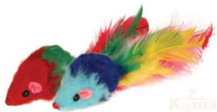 картинка Игрушка "Мышь" погремушка цветная 10шт (Р) от магазина Коша