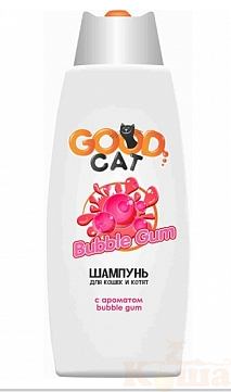 картинка Шампунь для КОШЕК и КОТЯТ с ароматом BUBBLE GUM 250 мл.Good Cat  от магазина Коша
