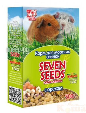 картинка Корм д/морских свинок с орехом 500 гр Seven Seeds  от магазина Коша